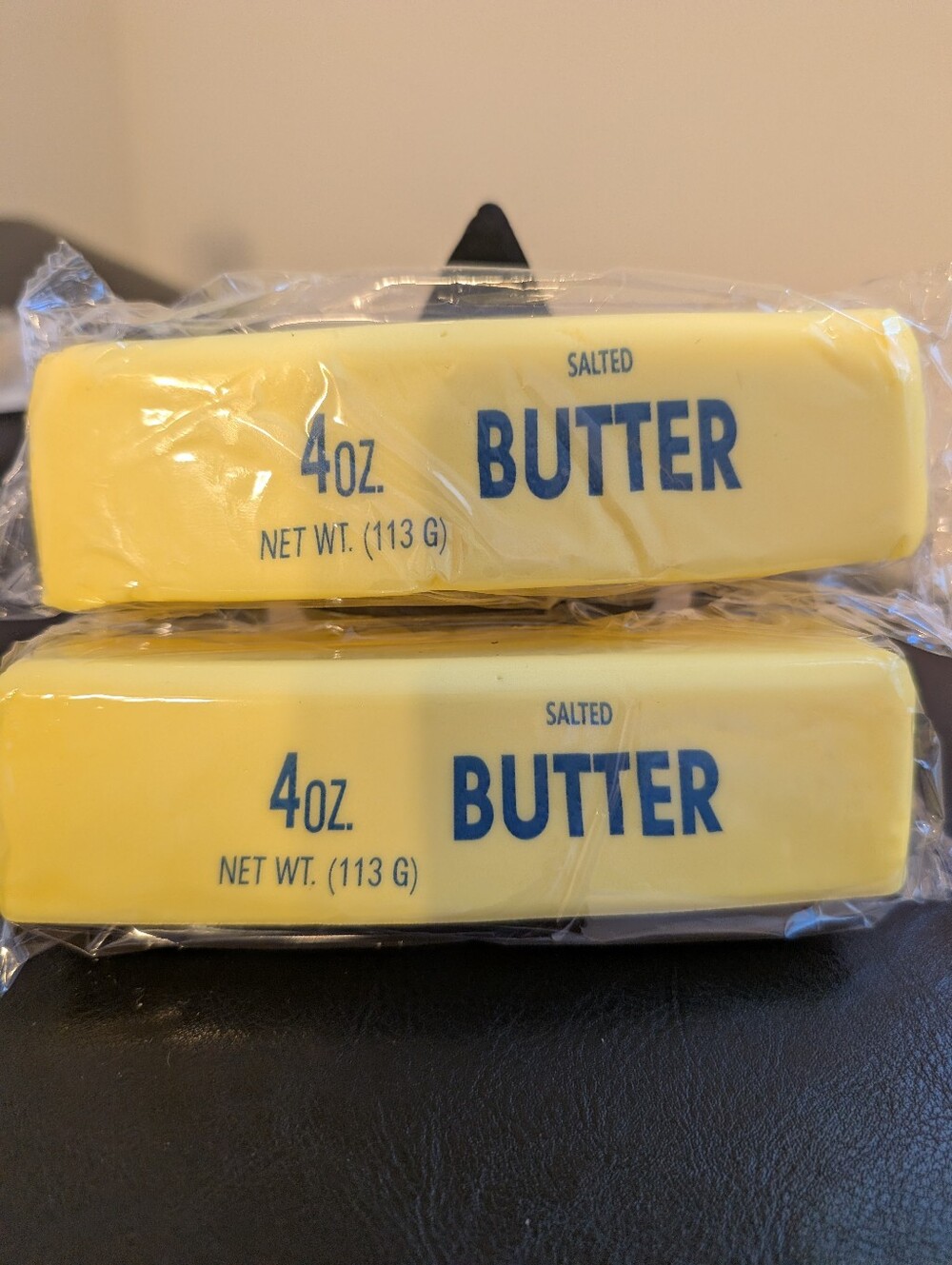 Squishy Yellow Salted Butter Sticks - 4 oz Each- 2 Piece Bundle